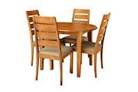 Comedor 4 Sillas - FOUR - Natural